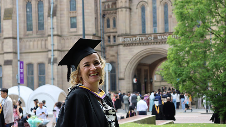 Charlotte on her graduation day.